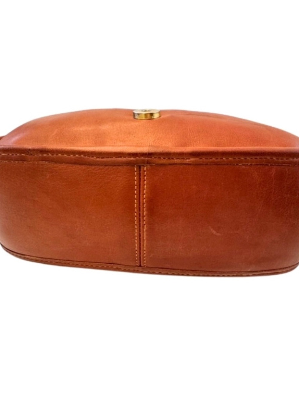 Vintage Coach British Tan Chelsea Saddle Bag Style #9894 USA Made - Rare - Picture 12 of 14